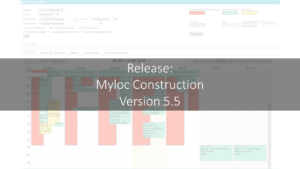 Myloc Construction logistiksystem för byggprojekt version 5.5