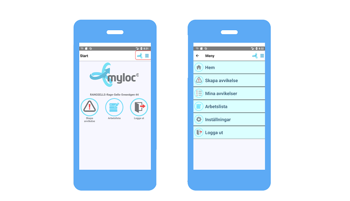 Inspelat webinarium om appen Myloc Go för mottagning av leveranser