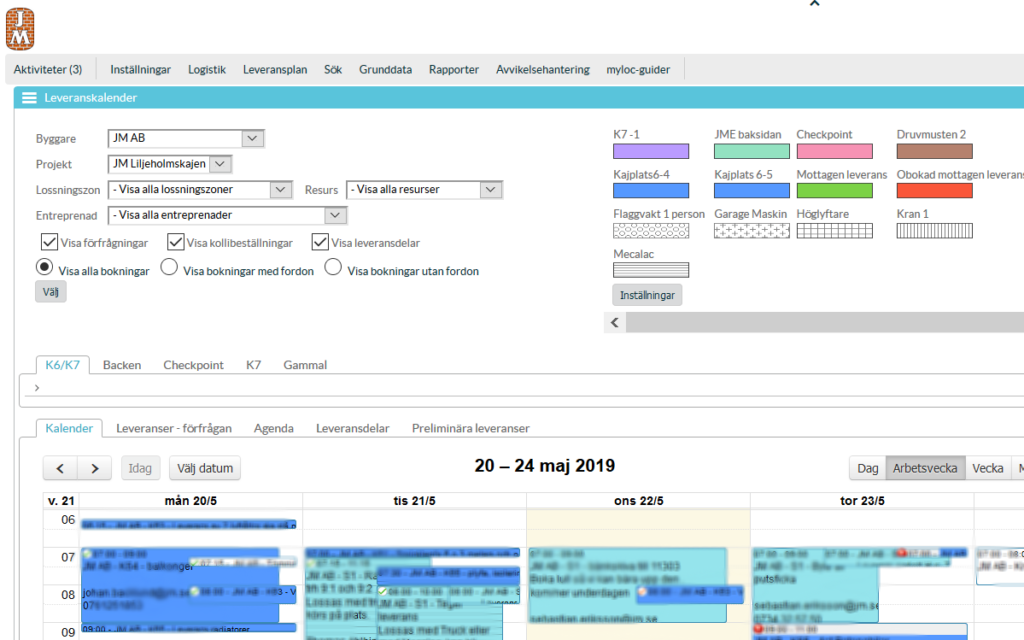 JM Myloc Leveranskalender