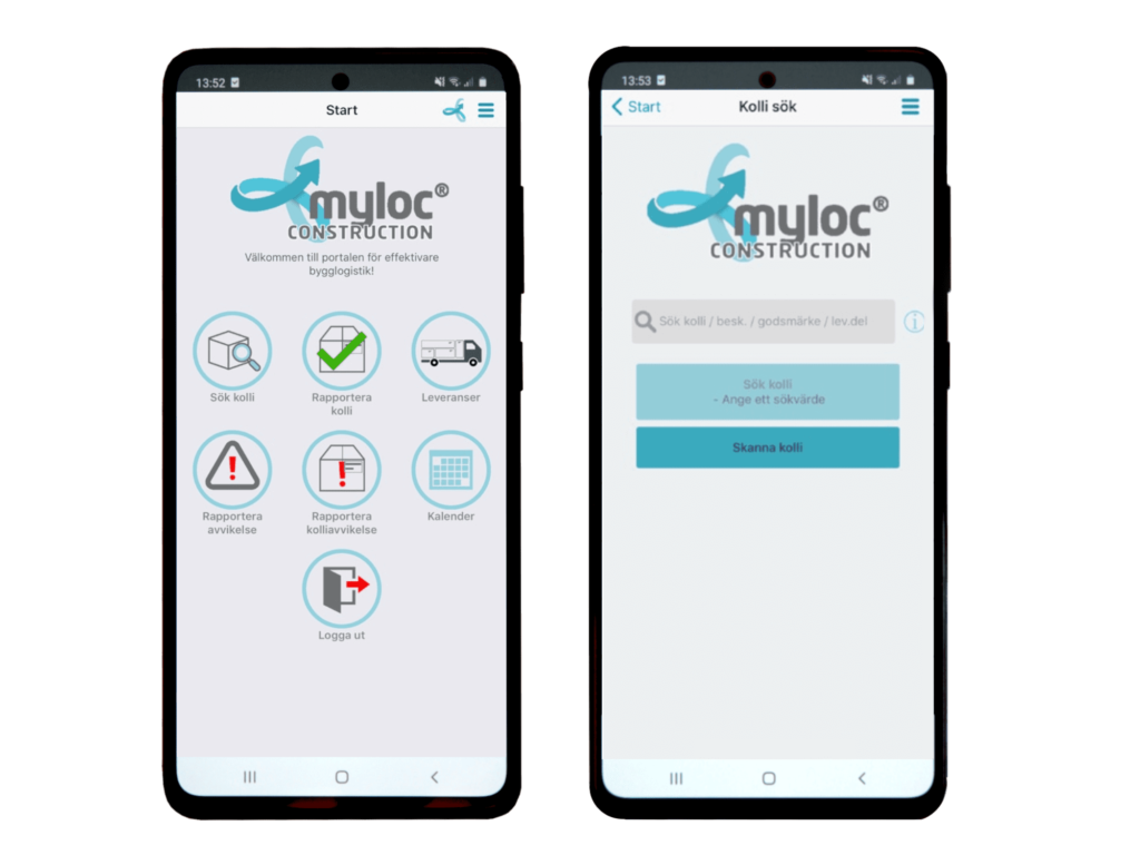 Myloc Construction GO mobil