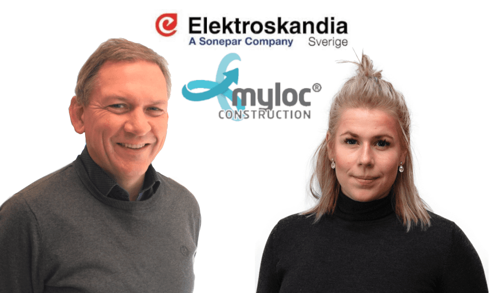 Myloc Construction Elektroskandia Integrerar Magnus Rydberg Tove Hedengren