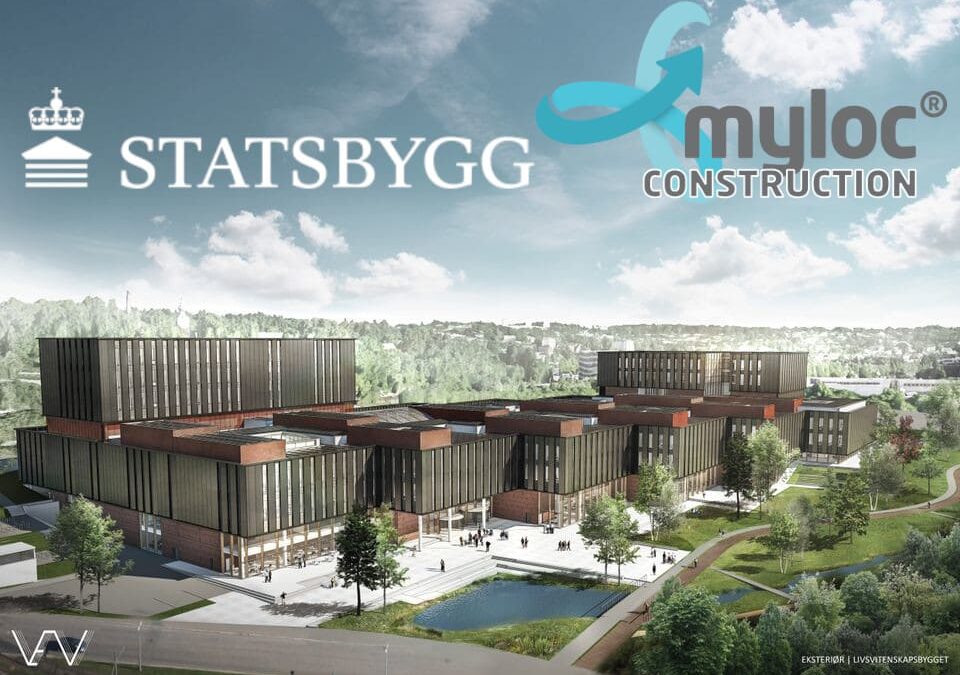 Myloc får förtroendet att leverera den digitala plattformen för bygglogistiken i ett av Norges största byggprojekt – Livsvitenskap