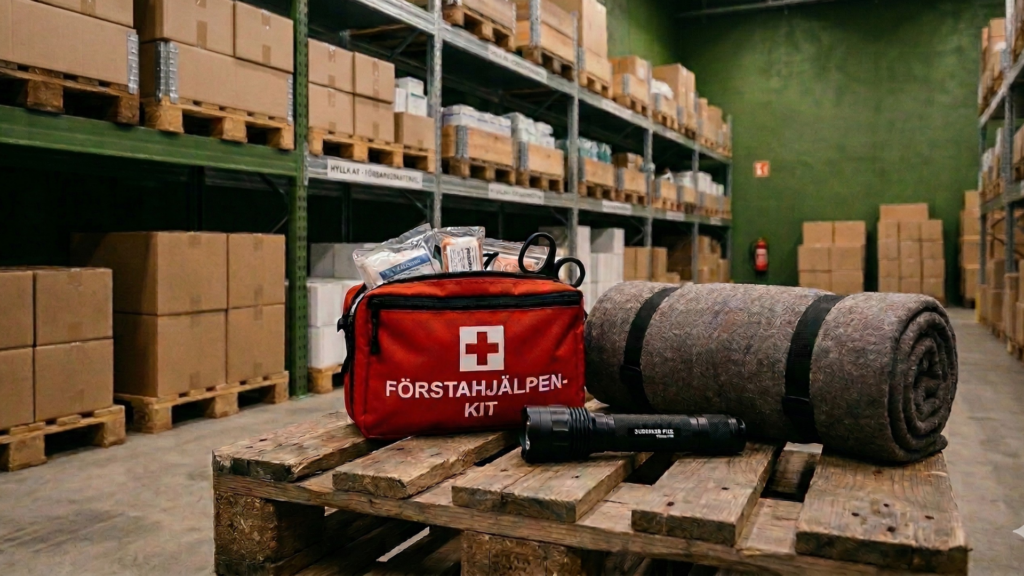 Myloc system för Beredskapslager inventarier och lagerplats